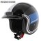 MT Le Mans II SV S Helmet Tant gloss black blue