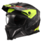 LS2 OF606 Drifter Devor matt black h-v yellow