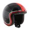 MT Le Mans II SV S Helmet Tant gloss black red
