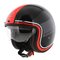 MT Le Mans II SV S Helmet Tant gloss black red