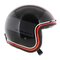 MT Le Mans II SV S Helmet Tant gloss black red