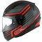 LS2 FF353 Rapid II helmet Circuit black red
