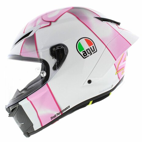 AGV GP RR Misano 2021 Valentino Rossi 46 Limited Edition - Helmetdiscounter.com