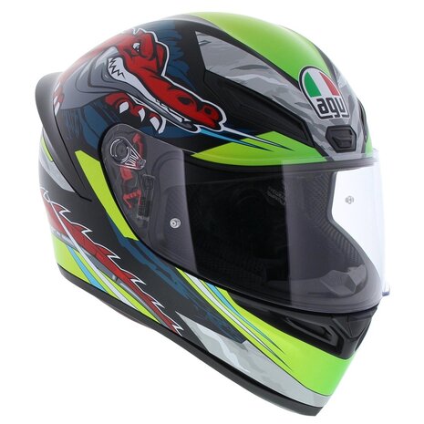 AGV K1 Dundee matt lime red