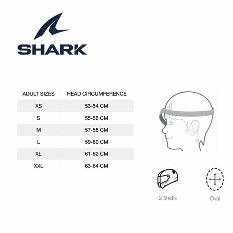 Shark Evojet Helmet Dual matt red anthracite