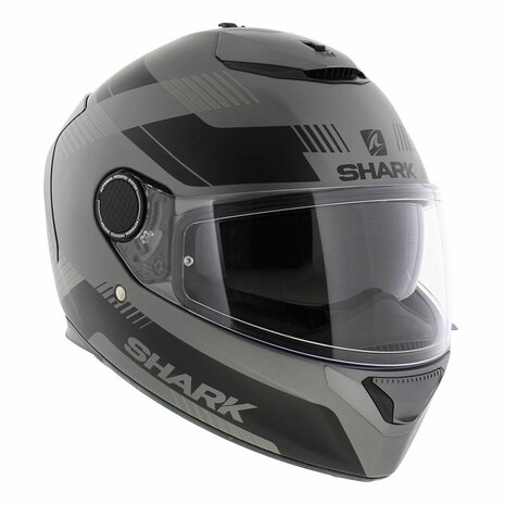 Shark Helmet Spartan 1.2 Strad matt anthracite black silver grey