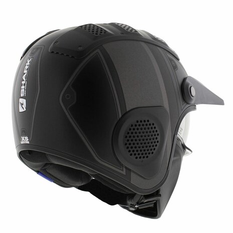 Shark X-Drak Trial Helmet Terrence matt black anthracite silver KAS