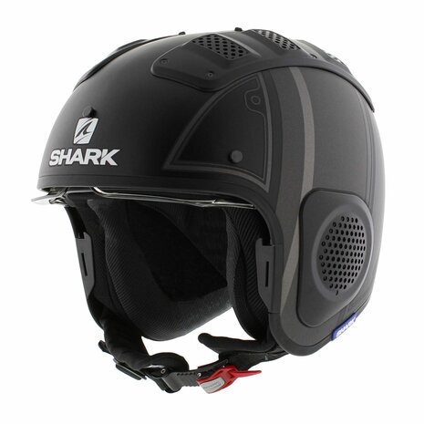 Shark X-Drak Trial Helmet Terrence matt black anthracite silver KAS