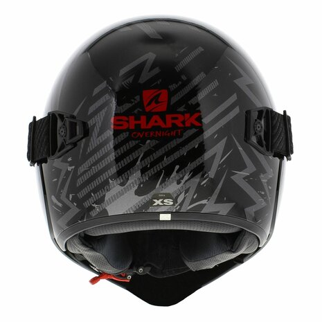 Shark Vancore 2 Overnight gloss black red silver