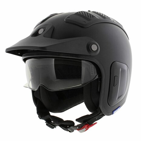 Shark X-Drak 2 blank matt black KMA trial helmet