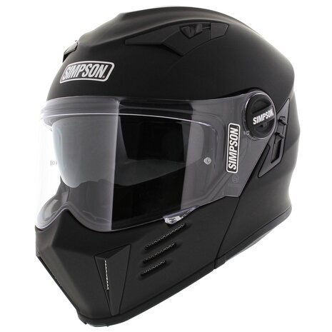 Simpson Darksome Modular Motorcycle Helmet matt black