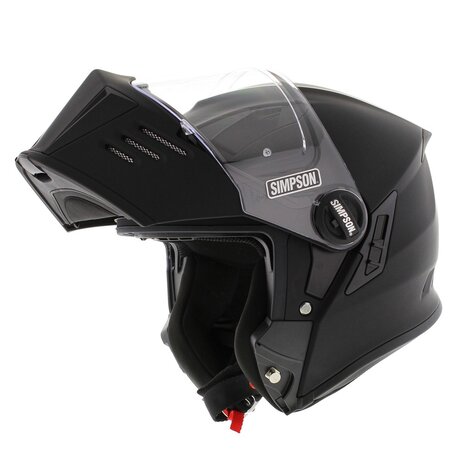 Simpson Darksome Modular Motorcycle Helmet matt black