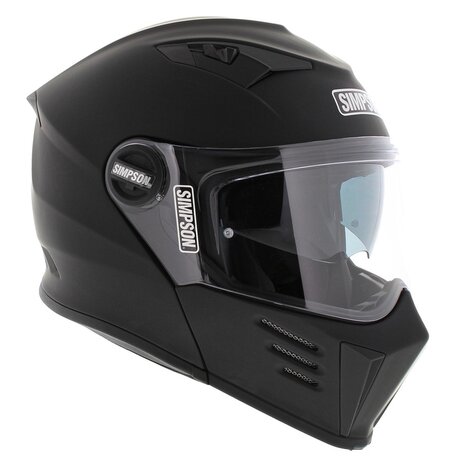 Simpson Darksome Modular Motorcycle Helmet matt black