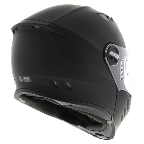 Simpson Darksome Modular Motorcycle Helmet matt black