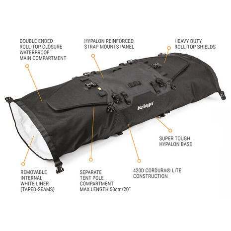 Kriega Drybag US40 Cordura