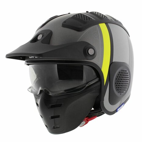 Shark X-Drak Trial Helmet Terrence matt anthracite yellow AAY