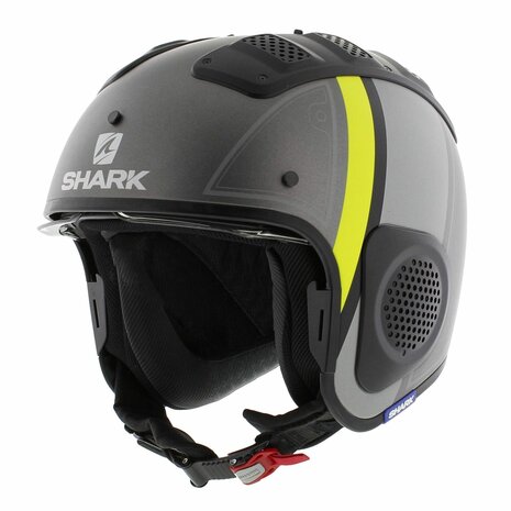 Shark X-Drak Trial Helmet Terrence matt anthracite yellow AAY