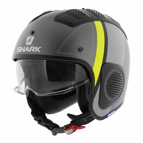 Shark X-Drak Trial Helmet Terrence matt anthracite yellow AAY