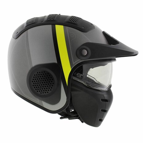 Shark X-Drak Trial Helmet Terrence matt anthracite yellow AAY