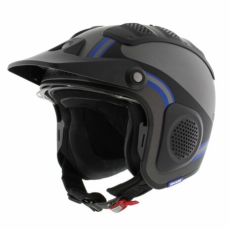 Shark X-Drak Trial Helmet Hister matt anthracite black blue AKB