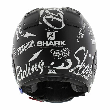 Shark X-Drak Helmet Freestyle Cup matt black white KWW