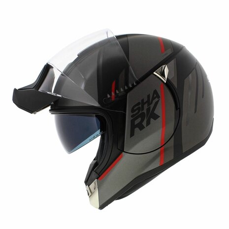 Shark Evojet Helmet Vyda matt black anthracite red KAR