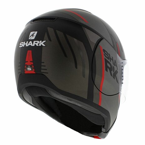 Shark Evojet Helmet Vyda matt black anthracite red KAR