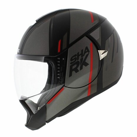 Shark Evojet Helmet Vyda matt black anthracite red KAR