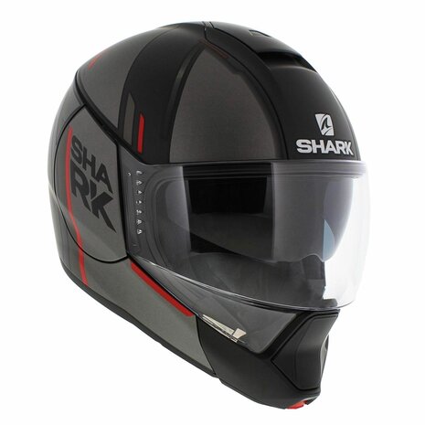 Shark Evojet Helmet Vyda matt black anthracite red KAR