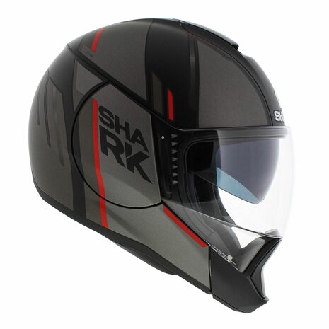 Shark Evojet Helmet Vyda matt black anthracite red KAR