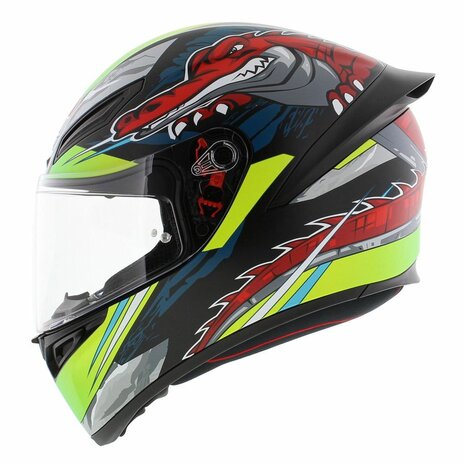 AGV K1 S Dundee matt lime red