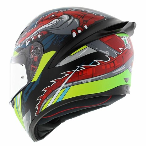 AGV K1 S Dundee matt lime red