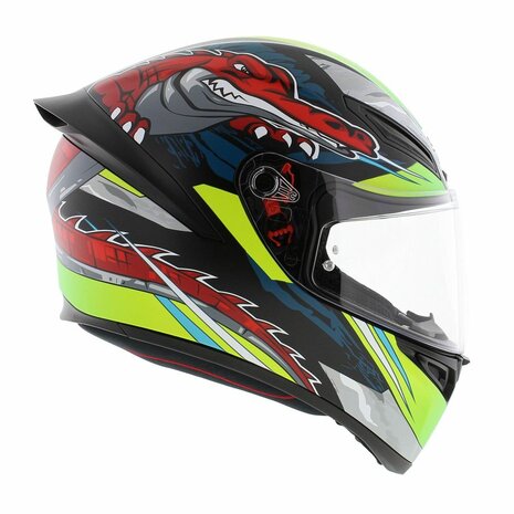 AGV K1 S Dundee matt lime red