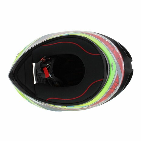 AGV K1 S Dundee matt lime red