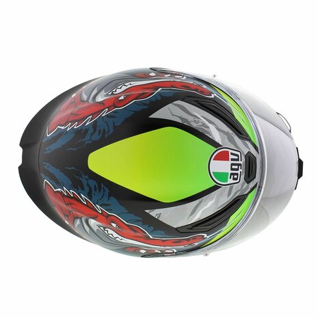 AGV K1 S Dundee matt lime red