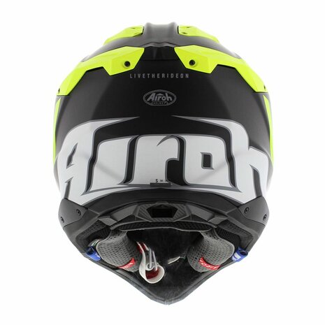 Airoh Aviator 3 AMS² Glory matt black grey fluo yellow