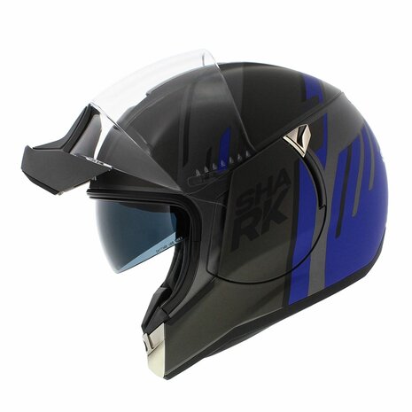 Shark Evojet Helmet Vyda matt blue anthracite AKB