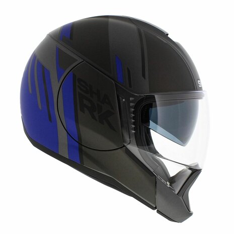 Shark Evojet Helmet Vyda matt blue anthracite AKB