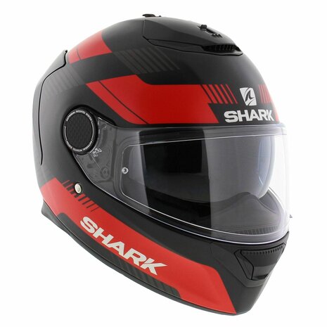 Shark Helmet Spartan 1.2 Strad matt black red anthracite grey