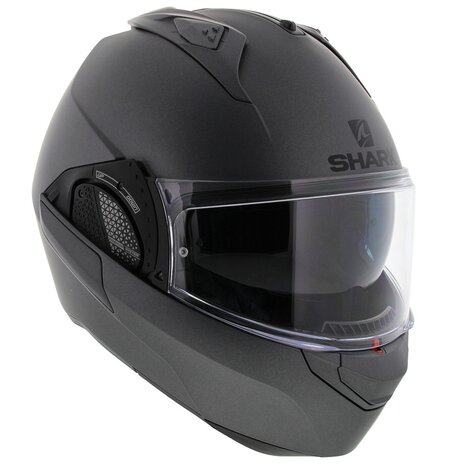 Shark EVO-GT Modular Helmet Blank Matt Anthracite