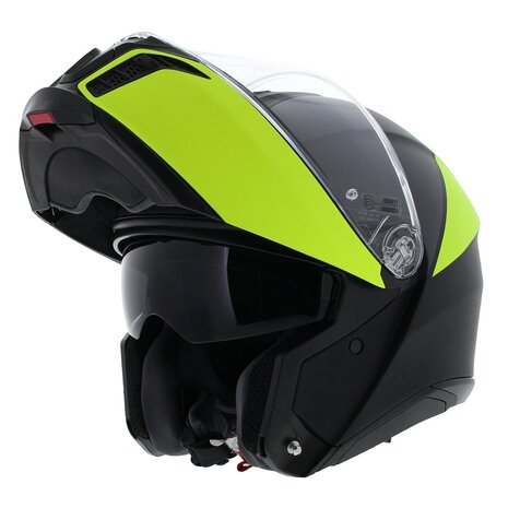 AGV Tourmodular helmet Balance matt black yellow fluo grey