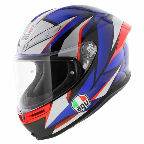 AGV K6 S Slashcut helmet Black Blue Red