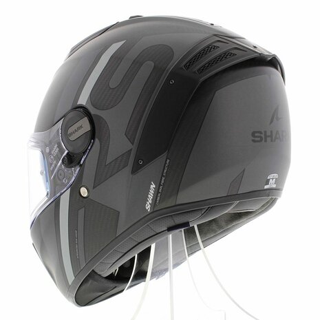 Shark Spartan RS carbon Shawn matt anthracite black