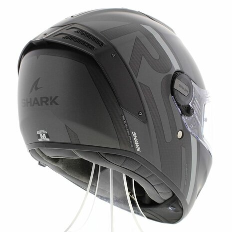 Shark Spartan RS carbon Shawn matt anthracite black