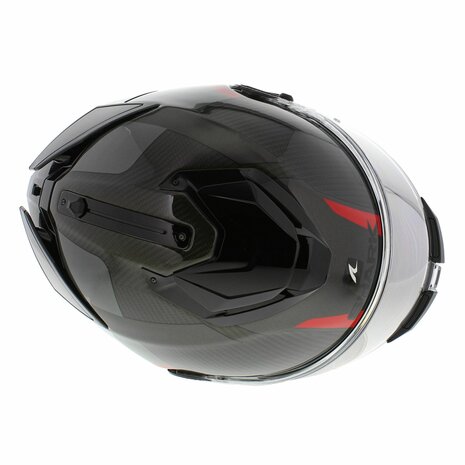 Shark Spartan GT Carbon Tracker black chrome red