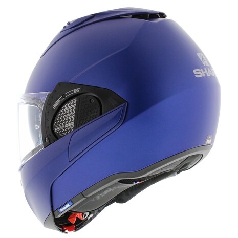 Shark EVO-GT Modular Helmet Blank blue matt B06