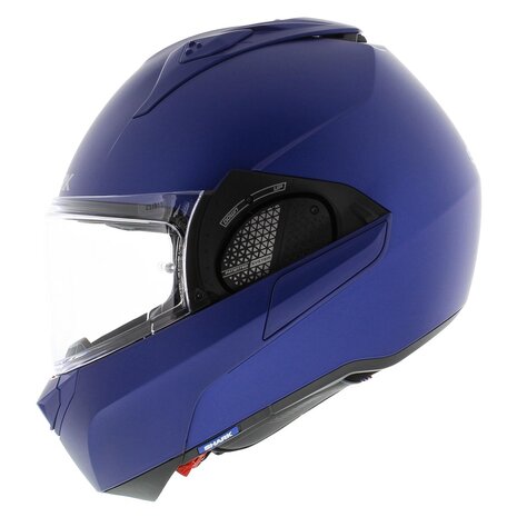 Shark EVO-GT Modular Helmet Blank blue matt B06