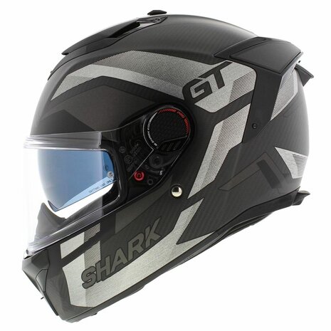 Shark Spartan GT Pro Carbon Ritmo matt black silver