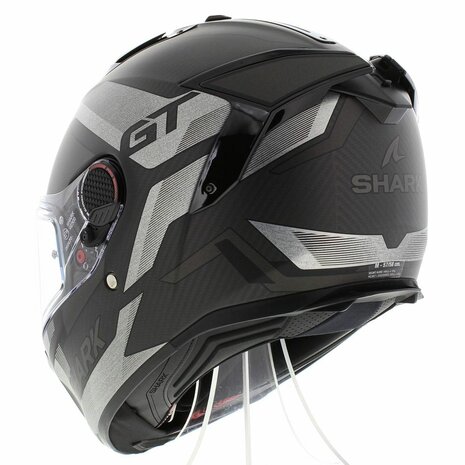 Shark Spartan GT Pro Carbon Ritmo matt black silver