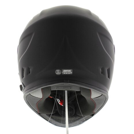 Simpson Venom Motorcycle Helmet matt black